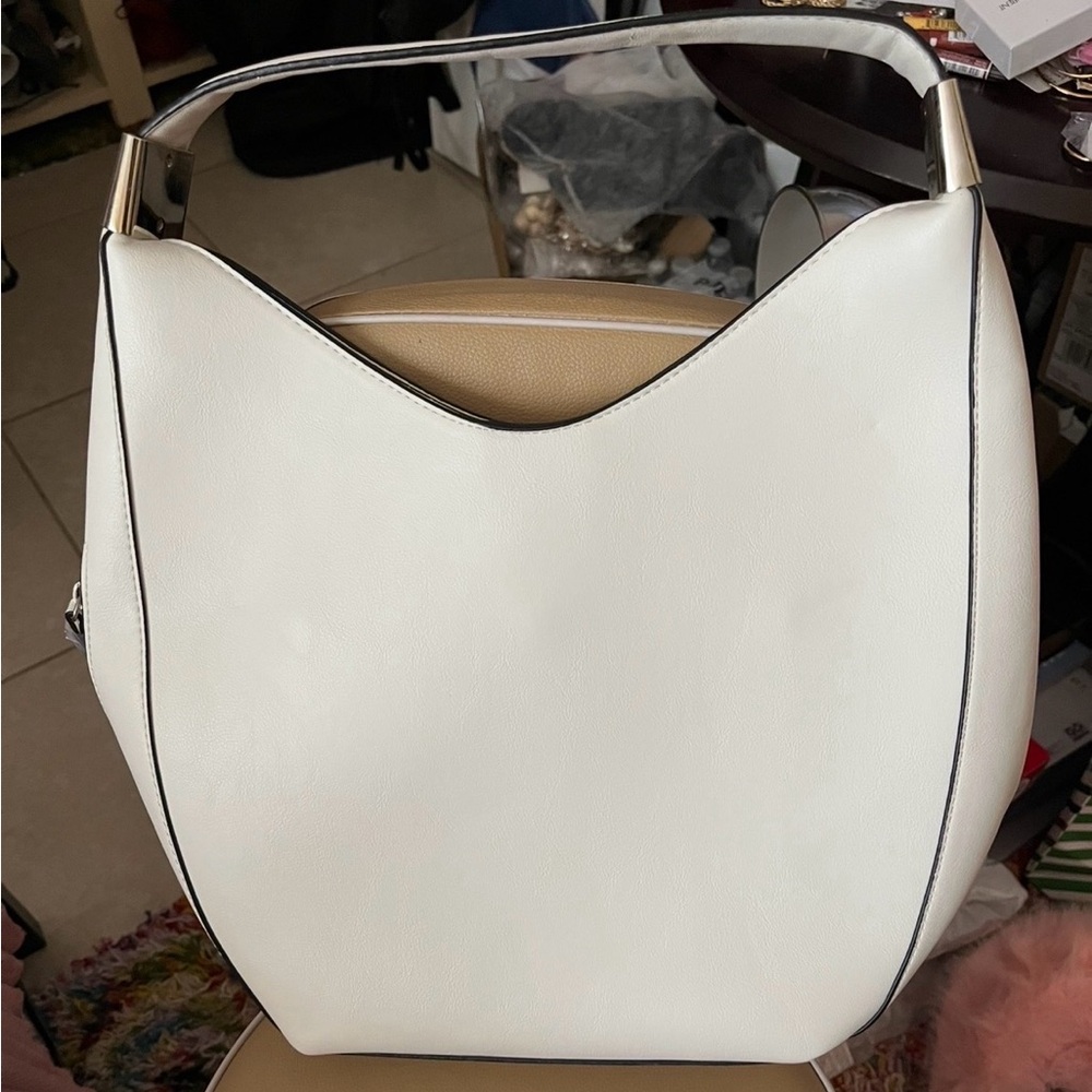 Alfani White Shoulder Bag